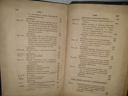 173- Praelectiones Theologicae. Quas In Collegio Romano S. I. Vol. I - Ioannes Perrone - GUADALAXARAE. In Tip. Civis Dionisii Rodriguez, 1856