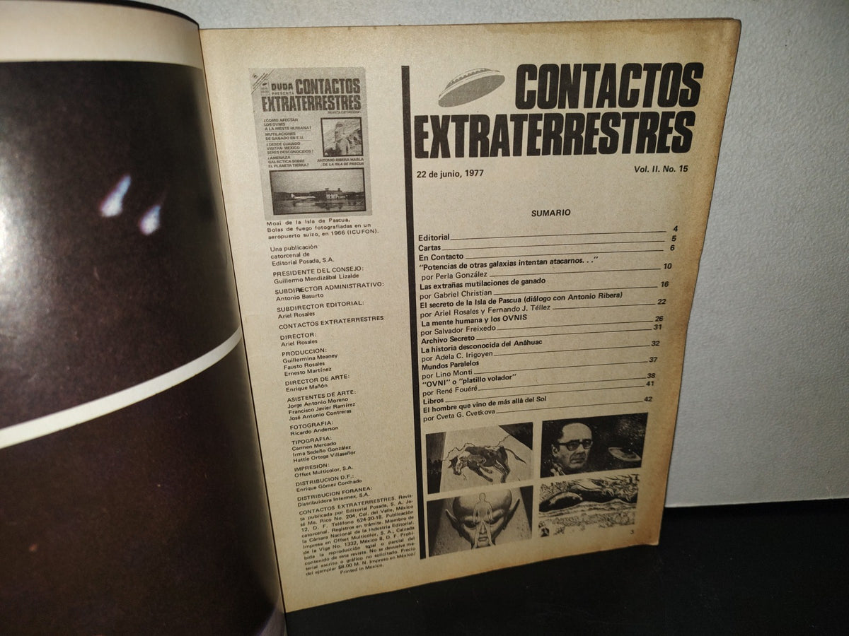 209- Duda Presenta Contactos Extraterrestres: Cómo Afectan Los Ovnis A La Mente Humana # 15, 1977