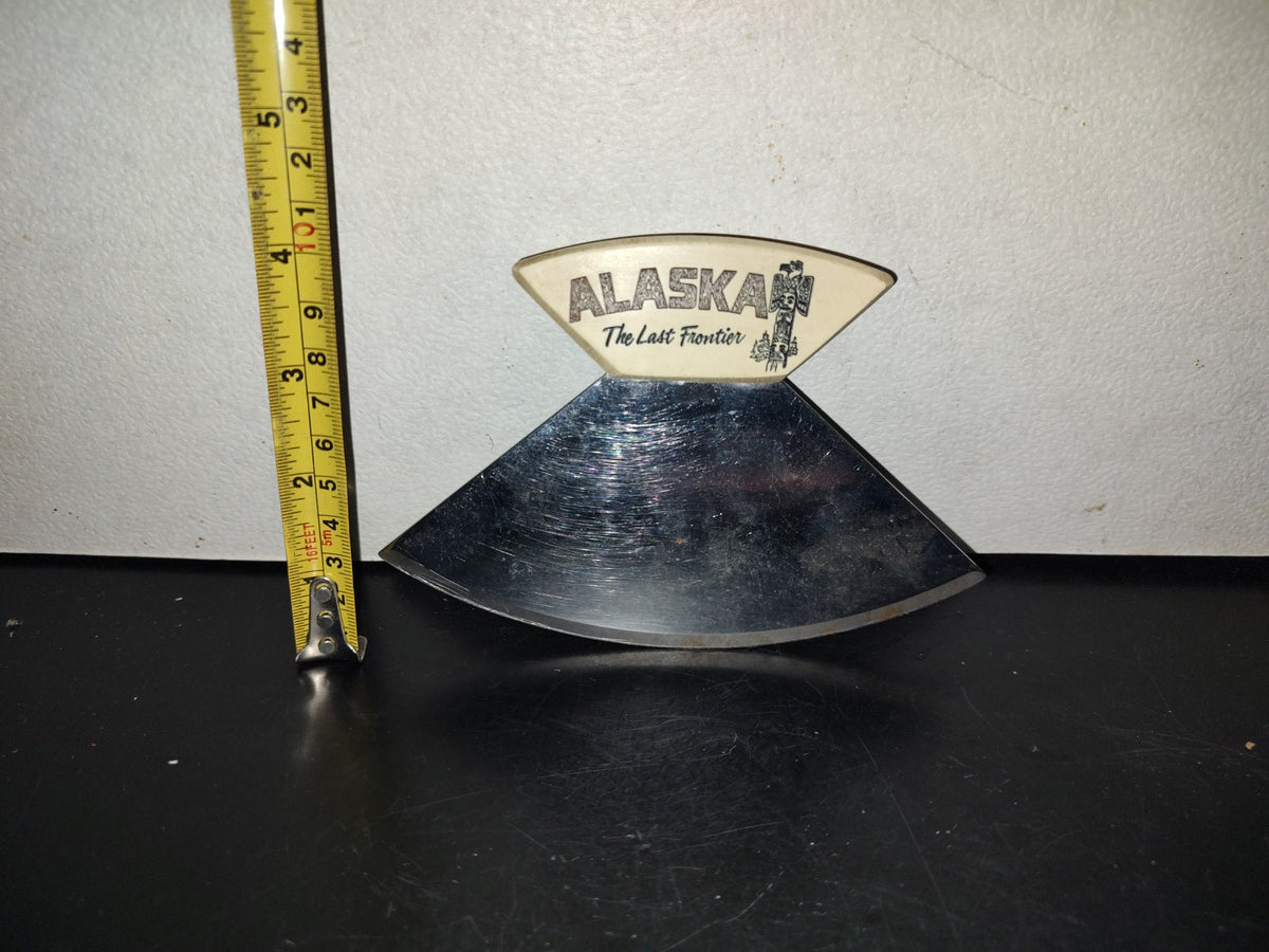 A6- Alaska The Las Frontier. Herramienta-Cuchillo O Cuchillo De Cocina Ulu - 80'S