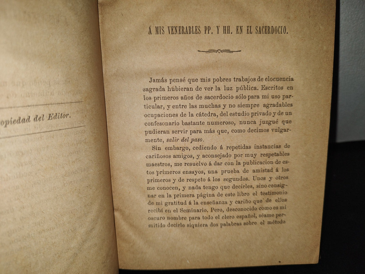 60- El Corazón De Jesús Predicado. Sermones Sobre Su Devoción - Francisco Cuesta Espino - 1887