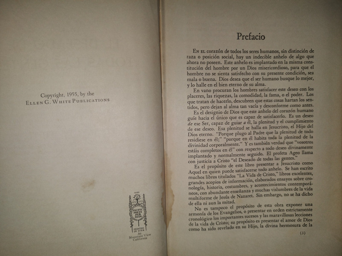 132- El Deseado De Todas Las Gentes - Elena G. De White - Ediciones Interamericanas - 1955