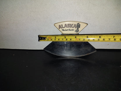 A6- Alaska The Las Frontier. Herramienta-Cuchillo O Cuchillo De Cocina Ulu - 80'S