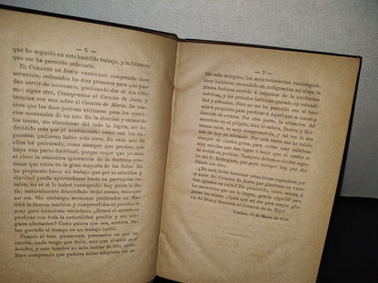 60- El Corazón De Jesús Predicado. Sermones Sobre Su Devoción - Francisco Cuesta Espino - 1887