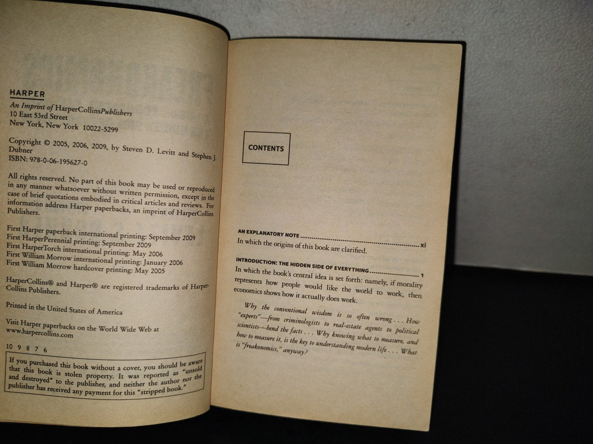 202- Freakonomics. A Rogue Economist Explores De Hidden Side Of Everything - Steven D. Levitt