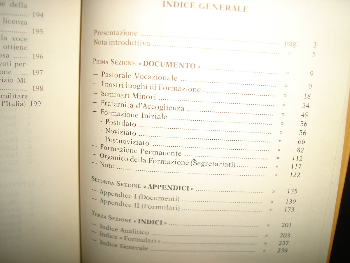 24- Italiano - Ratio Institutionis Provincialis. Orientamenti Per La Formazione
