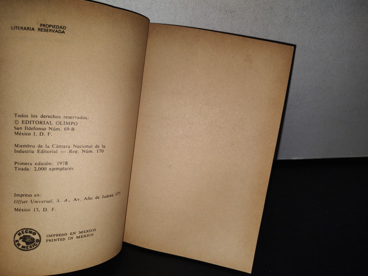 92- Juego De Manos - Antonio De Armenteras - Editorial Olimpo - Primera Edición 1978