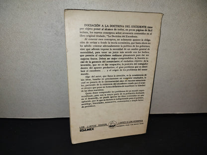 201- Iniciación A La Doctrina Del Excedente - Pedro D. Armada
