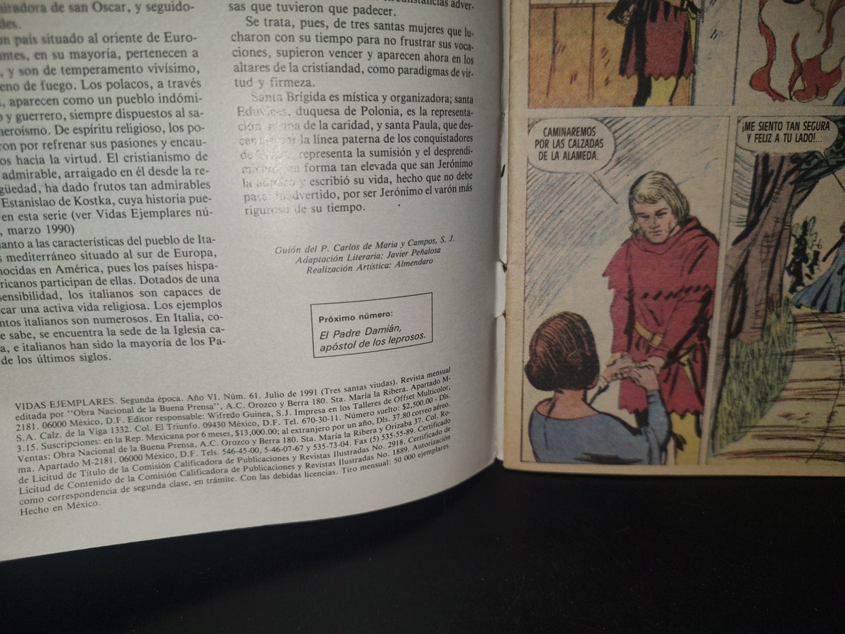 114- Vidas Ejemplares: Tres Santas Viudas - No. 61, Julio 1991