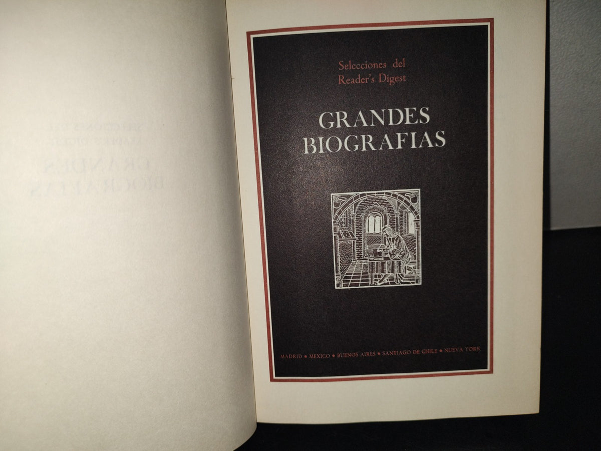 196- Selecciones Del Reader's Digest. Grandes Biografías. Einstein, Benvenuto Cellini, Albert Schweitzer, Charlotte Brontë - 1971