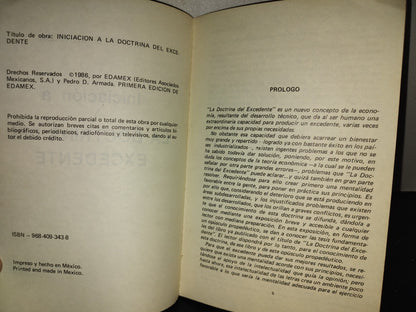 201- Iniciación A La Doctrina Del Excedente - Pedro D. Armada