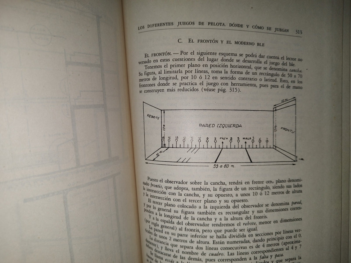 118- Historia, Ciencia Y Código Del Juego De Pelota - Luis Bombín Fernández - Ediciones Lauro. Primera Edición 1946