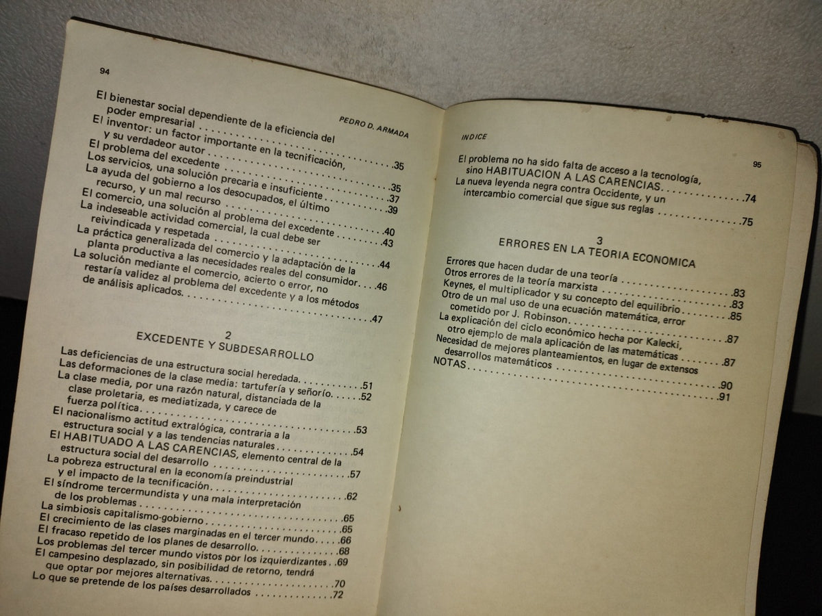 201- Iniciación A La Doctrina Del Excedente - Pedro D. Armada