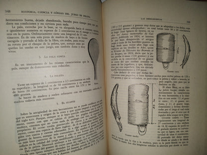118- Historia, Ciencia Y Código Del Juego De Pelota - Luis Bombín Fernández - Ediciones Lauro. Primera Edición 1946