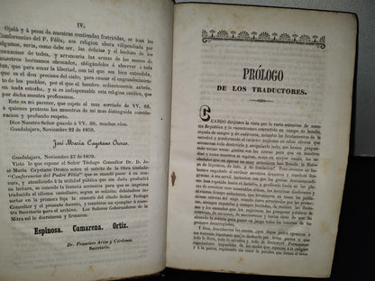 211- El Progreso Por El Cristianismo - P. Félix - Guadalajara, 1859