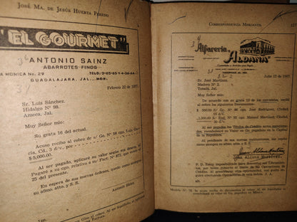 174- Correspondencia Mercantil - José María De Jesús Huerta Peredo