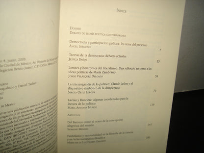 7-Andamios. Revista De Investigación Social - Volumen 2, Número 4, Junio 2006