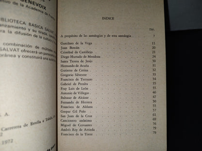 68- Poesía Española Del Siglo De Oro - Luis Rosales - 1972