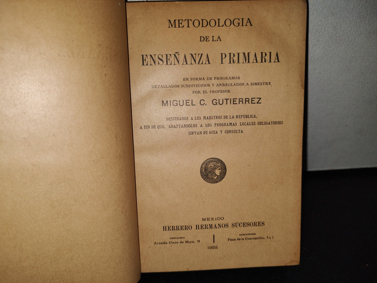 63- Metodología De La Enseñanza Primaria - Miguel C. Gutiérrez - 1922