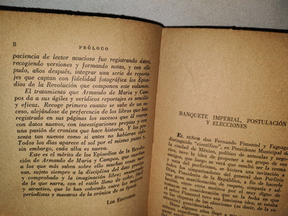 66- Episodios De La Revolución - Armando De María Y Campos - 1a. ed., 1958