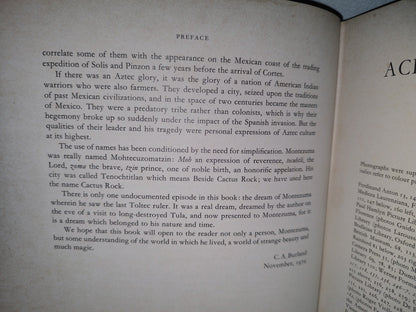 172- Montezuma. Lord Of The Aztecs - C. A. Burland - Weidenfeld And Nicolson, London 1974