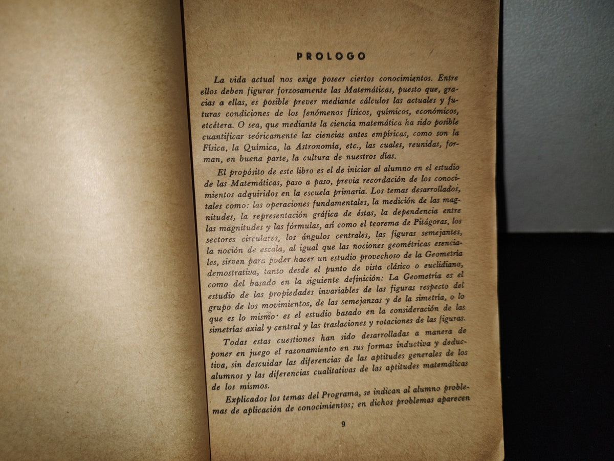 123- Aritmética Y Nociones De Álgebra Y Geometría - Ingeniero José Quijano - Editorial Porrúa - 1961