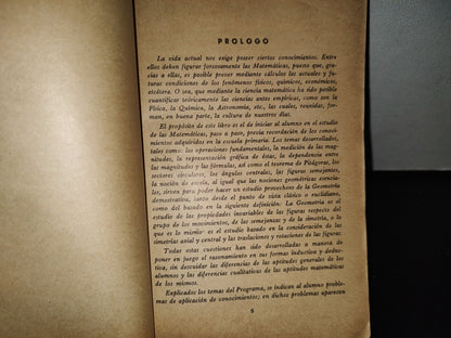 123- Aritmética Y Nociones De Álgebra Y Geometría - Ingeniero José Quijano - Editorial Porrúa - 1961
