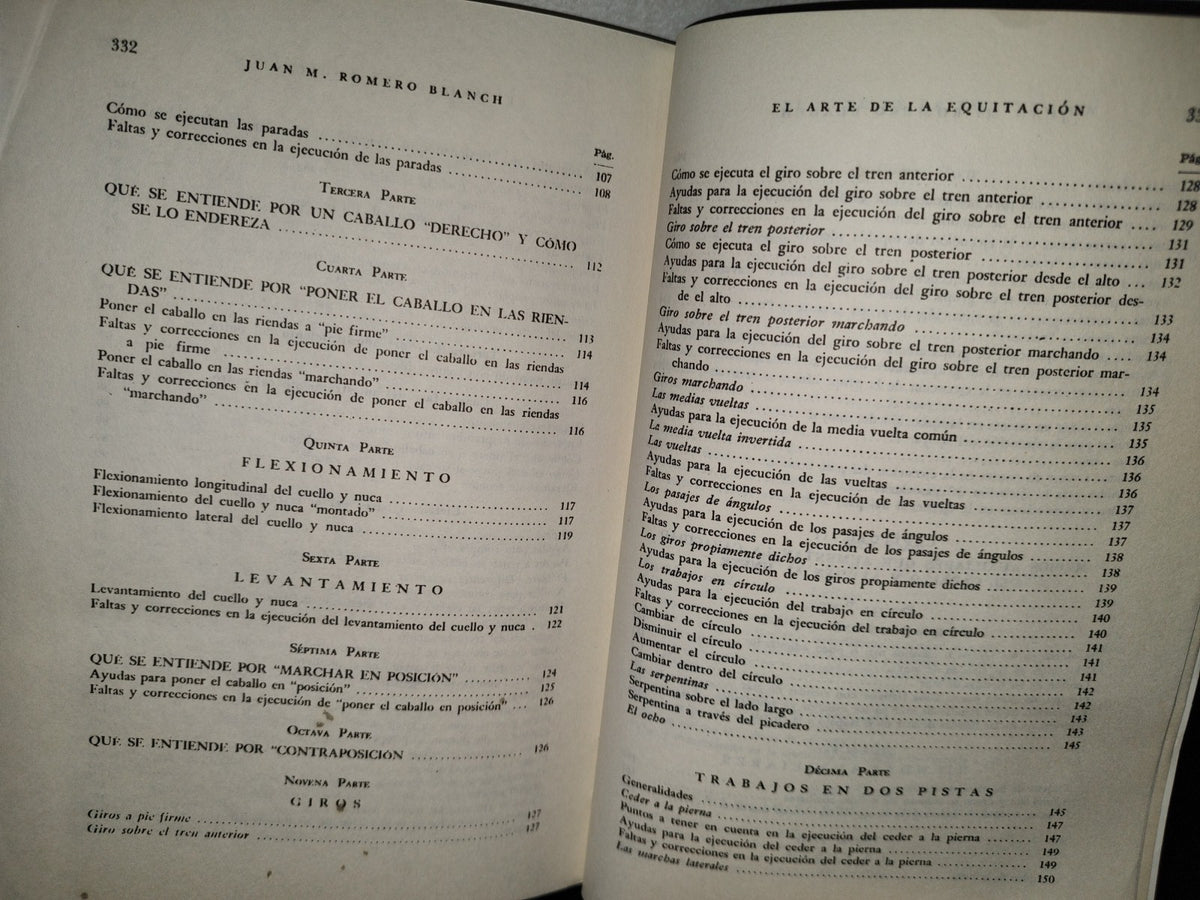 57- El Arte De La Equitación - Juan M. Romero Blanch - Editorial Albatros, 1975