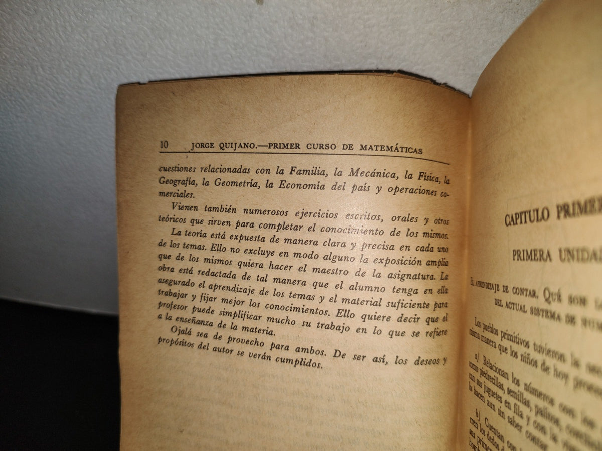 123- Aritmética Y Nociones De Álgebra Y Geometría - Ingeniero José Quijano - Editorial Porrúa - 1961