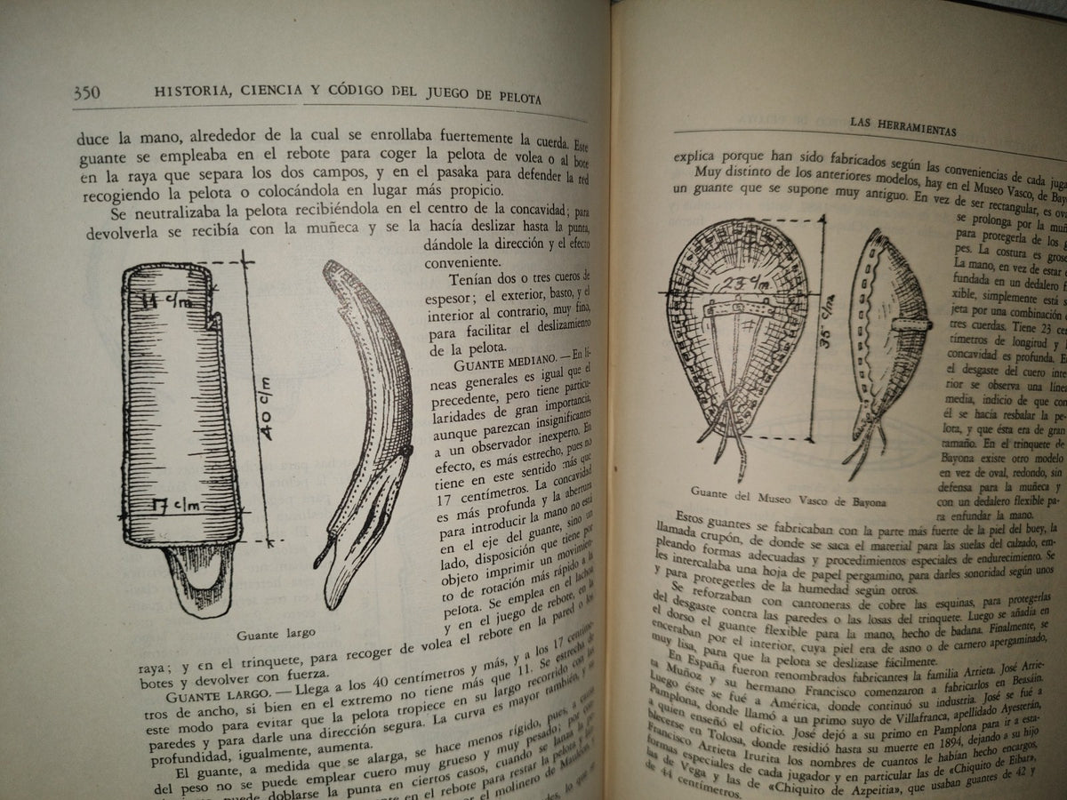 118- Historia, Ciencia Y Código Del Juego De Pelota - Luis Bombín Fernández - Ediciones Lauro. Primera Edición 1946