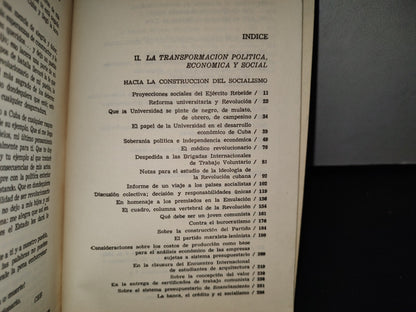 174- Ernesto Che Guevara. Obras Escogidas 1957-1967. Ii. La Trasformación Política, Económica Y Social
