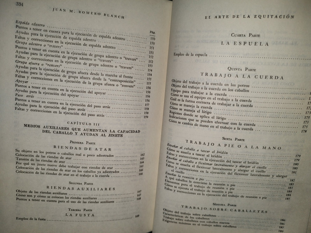 57- El Arte De La Equitación - Juan M. Romero Blanch - Editorial Albatros, 1975