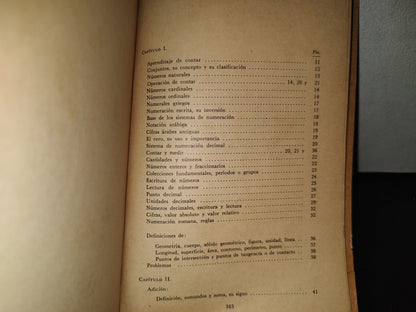 123- Aritmética Y Nociones De Álgebra Y Geometría - Ingeniero José Quijano - Editorial Porrúa - 1961