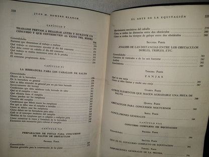 57- El Arte De La Equitación - Juan M. Romero Blanch - Editorial Albatros, 1975