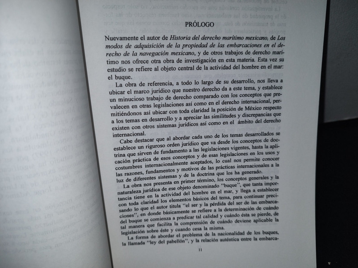 20- El Buque. Una Introducción Al Estudio Del Estatuto Jurídico De Las Embarcaciones. José David Enríquez Rosas - Universidad Panamericana / Universidad Nacional Autónoma De México - Primera Edición: 1998