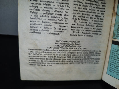 93- Nuevo Diccionario Académico. Fernández Editores - 1985
