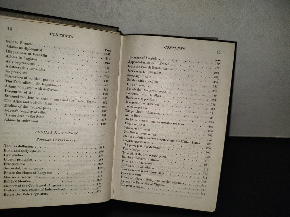 202- Beacon Lights Of History By John Lord, Ll. D. Volume Vi Part I. American Founders. Part II. American Leaders. New York, Wm. H. Wise & Co., Inc. 1920