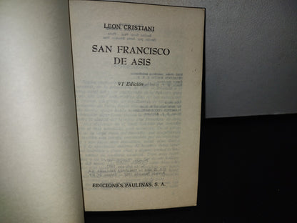 83- San Francisco De Asís - León Cristiani - Ediciones Paulinas, S. A. 1982