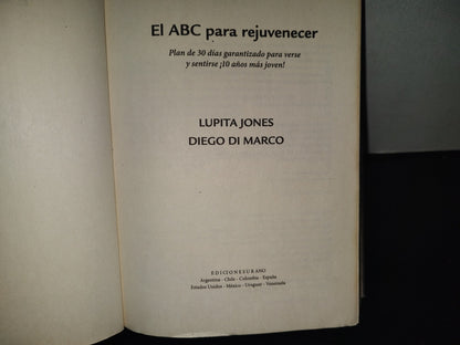 196- El ABC Para Rejuvenecer - Lupita Jones, Diego Di Marco - 2012