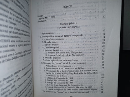 20- El Buque. Una Introducción Al Estudio Del Estatuto Jurídico De Las Embarcaciones. José David Enríquez Rosas - Universidad Panamericana / Universidad Nacional Autónoma De México - Primera Edición: 1998