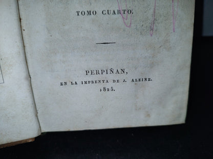 60- Genio Del Cristianismo O Bellezas De La Religión Cristiana. Tomo Cuarto. Chateaubriand - 1825
