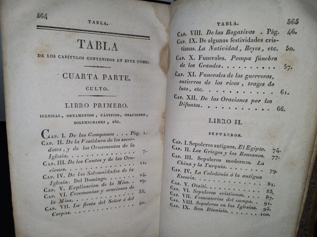60- Genio Del Cristianismo O Bellezas De La Religión Cristiana. Tomo Cuarto. Chateaubriand - 1825