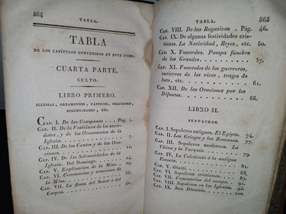 60- Genio Del Cristianismo O Bellezas De La Religión Cristiana. Tomo Cuarto. Chateaubriand - 1825