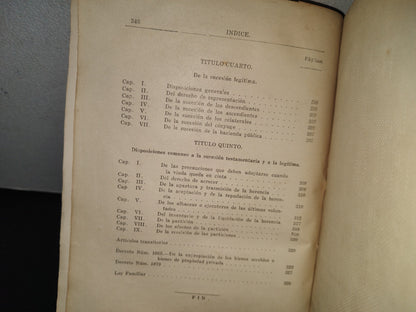 98- Código Civil Del Estado De Jalisco. Edición Oficial - Guadalajara, 1921