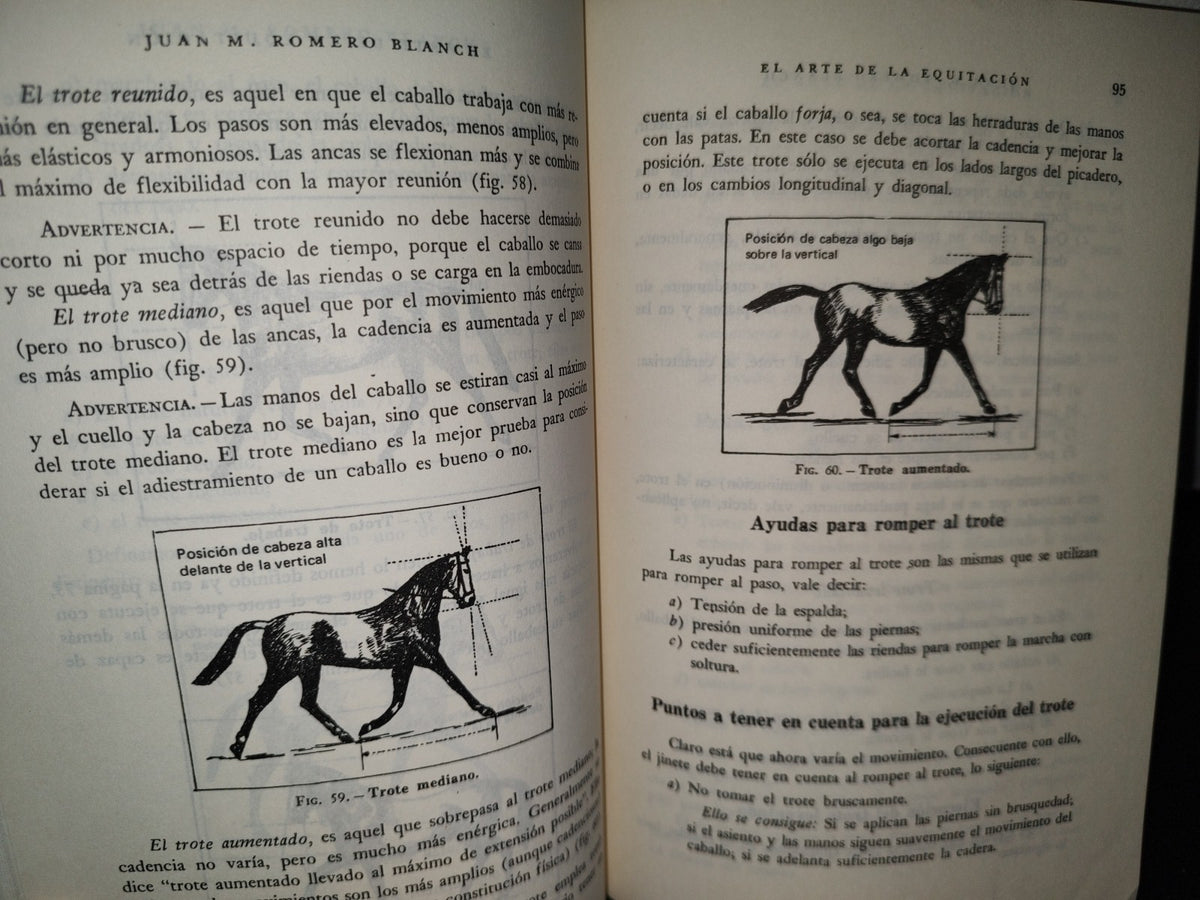 57- El Arte De La Equitación - Juan M. Romero Blanch - Editorial Albatros, 1975