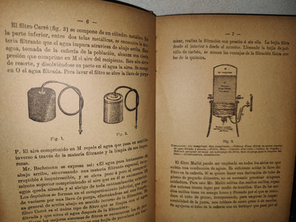 75- Pequeña Enciclopedia Práctica De Construcción 10. Distribución De Agua. Saneamiento - Bailly-Bailliere, 1900'S
