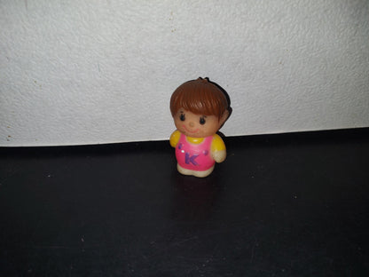 A3- Rara Figurita De Goma De Niño Con Brazo Amputado - 90'S