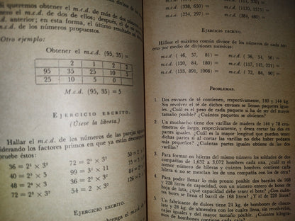 123- Aritmética Y Nociones De Álgebra Y Geometría - Ingeniero José Quijano - Editorial Porrúa - 1961