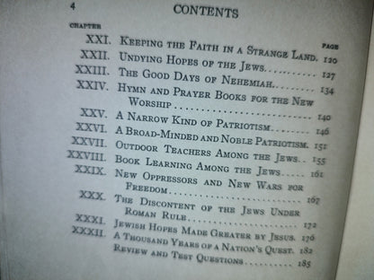 101- Hebrew Life And Times - Harold B. Hunting. The Abindong Press. First Edition Printed 1921