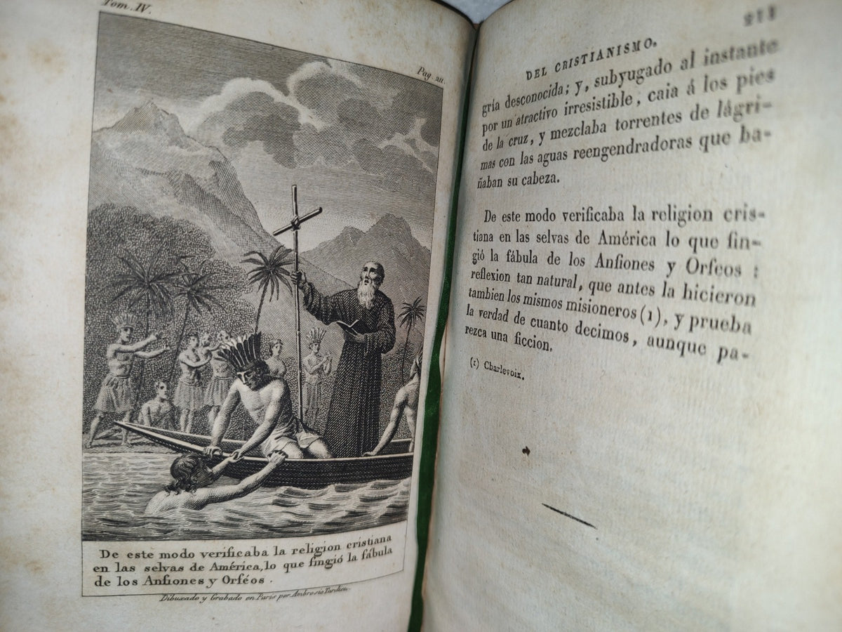 60- Genio Del Cristianismo O Bellezas De La Religión Cristiana. Tomo Cuarto. Chateaubriand - 1825