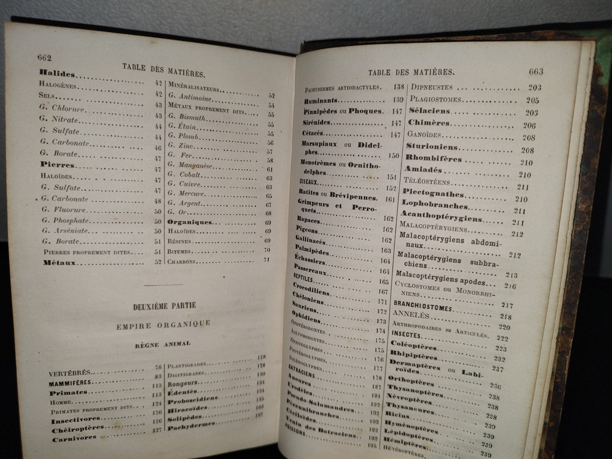 64- Nouveaux Éléments D'Histoire Naturelle Médicale - D. Cauvet - Tome Premier - 1877